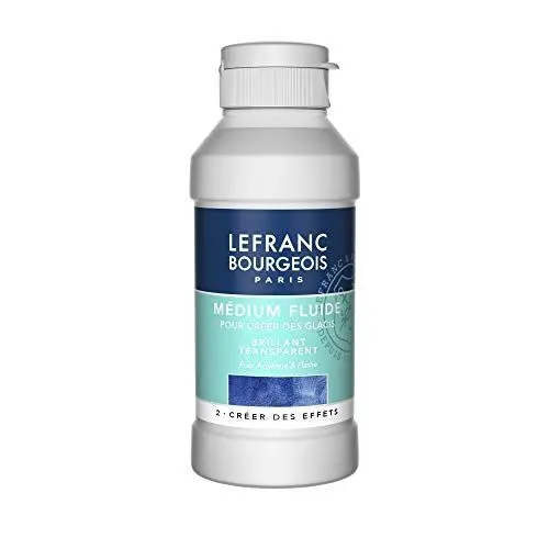 Produktbild: Lefranc Bourgeois 300662 LB Glänzendes Flüssiges Medium 250ml Malmittel, Transparent, 250 ml (1er Pack)