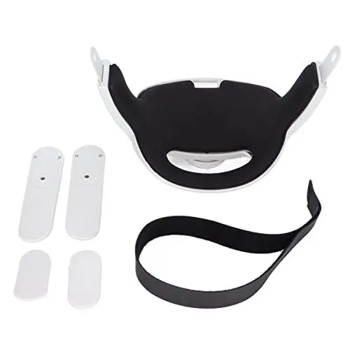 Produktbild: Leftwei ABS-Schutzlinsenabdeckung, Kopfband für VR-Headset, Drehbares, Verstellbares Kopfband für Quest2 VR-Headset, 360° Passt Sich Ihrem Kopf an