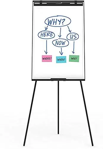 Produktbild: Legamaster 7-152800 Economy Flipchart Triangle Dreibein, werkzeugloser Aufbau, schwarz
