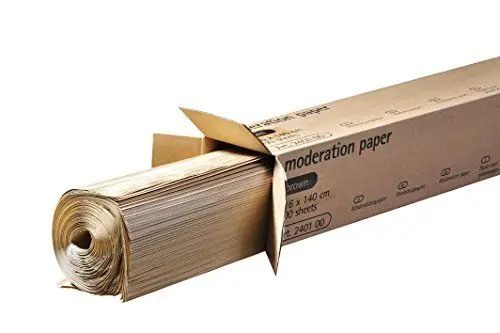 Produktbild: Legamaster 7-240100 Moderationspapier, 80 g/m², 100 Bögen, 116 x 140 cm, braun - brown paper, Kraft Papier zum moderieren für Pinboards