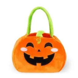 Produktbild: Legami - Süßigkeitentasche, Candy Bag, Halloween-Beutel für Bonbons, Korb für Süßigkeiten oder Saures, aus Stoff und faltbar, Kürbisform