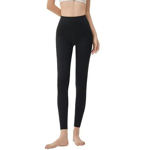 Produktbild: Leggings Fell Winterhose Damen Thermo Gefüttert Naturlatexhose Damen Sauerstofftemperatur Variable Hip Hose Winter Plus Plus Size Leggings Leggins Mit Fell Gefüttert Schwarz Wollhose Damen (Black, XL)