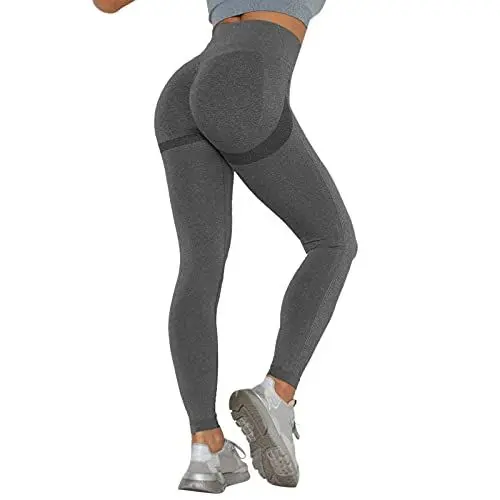 Produktbild: Leggings Fell Winterhose Damen Thermo Gefüttert Taille Fitness hochwertige Frauen Strethacy Hosen Leggings Joggings Hosen Leggins Mit Fell Gefüttert Schwarz Wollhose Damen (Dark Gray, L)