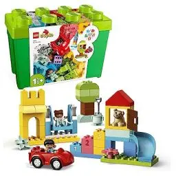 Produktbild: LEGO 10914 DUPLO Deluxe Steinebox, Lernspielzeug mit Bausteinen und Aufbewahrungsbox, Kreativbox für Babys und Kleinkinder von 1,5 - 3 Jahre, Geschenkset