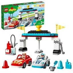 Produktbild: LEGO 10947 DUPLO Rennwagen Spielzeugautos, Kleinkinder Spielzeug, Kinderspielzeug ab 2 Jahre