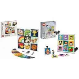 Produktbild: LEGO 21226 Art Gemeinsames Kunstprojekt & 43221 | Disney 100 Jahre Disney Zeichentrickikonen, Bastelset und DIY Set als Wandkunst und Schlafzimmer Accessoires, mit Mickey Maus und Co.