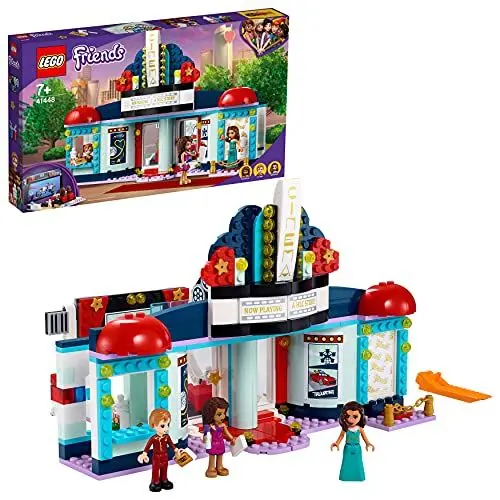 Produktbild: LEGO 41448 Friends Heartlake City Kino Set mit Mini Puppen und Smartphone-Halter, Konstruktionsspielzeug, Spielzeug ab 7 Jahren