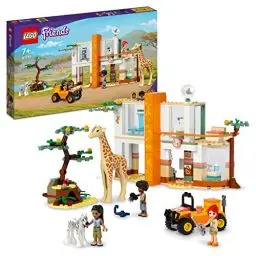 Produktbild: LEGO 41717 Friends Mias Tierrettungsmission mit Tierfiguren Zebra und Giraffe und 3 Mini-Puppen, Spielzeug für Kinder ab 7 Jahre