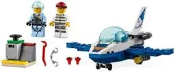 Produktbild: LEGO 60206 City Polizei Flugzeugpatrouille, Flugzeugspielzeug, einfach zu bauende Spielzeuge für Kinder