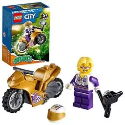 Produktbild: LEGO 60309 City Stuntz Selfie-Stuntbike Stuntshow Set mit Schwungradantrieb, Motorrad-Spielzeug mit Selfie-Stick, Geschenk für Kinder ab 5 Jahren