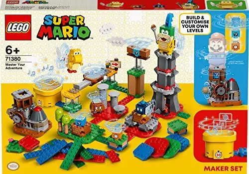Produktbild: LEGO 71380 Super Mario Baumeister-Set für eigene Abenteuer, Erweiterungsset, baubares Spiel