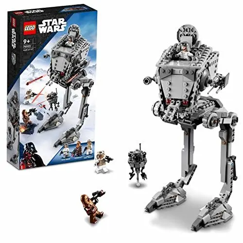Produktbild: LEGO 75322 Star Wars AT-ST auf Hoth mit Figuren von Chewbacca und Droide, Sammelspielzeug aus Das Imperium schlägt zurück