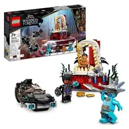 Produktbild: LEGO 76213 Marvel König Namors Thronsaal, Black Panther Wakanda-Spielzeug Zum Bauen, Set Mit U-Boot Für Kinder Ab 7 Jahren, Unterwasserabenteuer Mit Superhelden