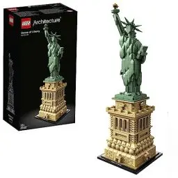 Produktbild: LEGO Architecture Freiheitsstatue, großes Set, Modellbausatz, New York Souvenir, eignet Sich als Home- und Büro-Deko, Geschenkidee für Kinder und Erwachsene 21042