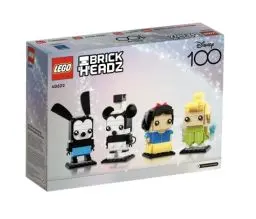Produktbild: LEGO BrickHeadz Disney 100th Celebration Mickey Mouse, Snow White, Tinkerbell & Oswald The Lucky Rabbit