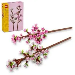 Produktbild: LEGO Botanicals Kirschblüten - Spielzeug mit Kunstblumen – Kreative Deko für Schreibtisch – Spielset mit Blumen zum Bauen und Ausstellen Geschenk für Mädchen und Teenager ab 8 Jahren – 40725