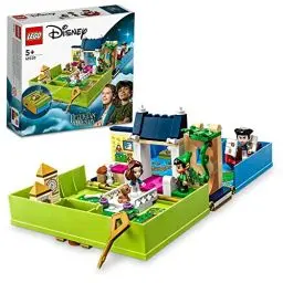 Produktbild: LEGO Disney Classic Peter Pan & Wendy – Märchenbuch-Abenteuer Spielzeug-Set, tragbares Spielset mit Micro-Puppen und Piratenschiff, Reise-Spielzeug für Kinder ab 5 Jahren 43220