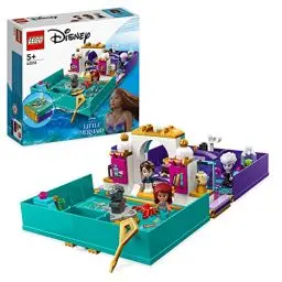 Produktbild: LEGO Disney Prinzessin Die kleine Meerjungfrau Märchenbuch Spielzeug zum Bauen für Kinder, Mädchen und Jungen ab 5 Jahren mit Arielle und Prinz Erik Mikro-Puppen, 2023 Film 43213