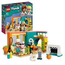 Produktbild: LEGO Friends Leos Zimmer Backen Spielset, Sammler Spielzeug für Mädchen sowie Jungen mit Olly Mini-Puppe und Kätzchen Churro, 2023 Serie Figuren, kleines Geschenk 41754