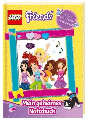 Produktbild: LEGO Friends: Mein geheimes Notizbuch: Batle deinen eigenen Buchumschlag
