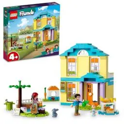 Produktbild: LEGO Friends Paisleys Haus, Puppenhaus mit 3 Mini-Puppen und Hasenfigur, Ella und Jonathan Charaktere als Zubehör, Spielzeug für Mädchen und Jungen ab 4 Jahren 41724