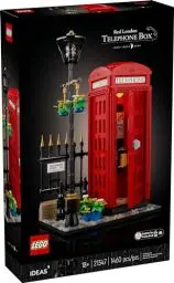 Produktbild: LEGO Ideas 21347 Londoner Telefonzelle, Heimdekoration für Anglophile