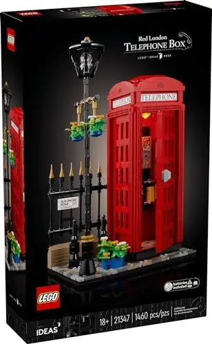 Produktbild: LEGO Ideas 21347 Londoner Telefonzelle, Heimdekoration für Anglophile