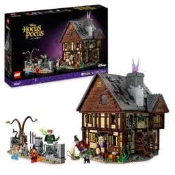Produktbild: LEGO Ideas Hocus Pocus: Das Hexenhaus der Sanderson-Schwestern Set, Bausatz zum Sammeln für Erwachsene mit Haus, 6 Minifiguren und Zubehör, Frauen und Männer 21341