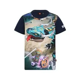 Produktbild: LEGO Jungen Ninjago Lwtaylor 323 T-Shirt, 590 Dark Navy, 104 EU