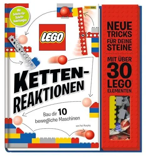Produktbild: LEGO® Kettenreaktionen: Baue dir 10 bewegliche Maschinen: Neue Tricks für deine Steine - mit über 30 LEGO® Elementen