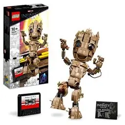 Produktbild: LEGO Marvel Ich Bin Groot Spielzeug zum Bauen, Set mit Baby Groot-Figur aus Guardians of The Galaxy 2, tolles Geschenk für Kinder, Jungen, Mädchen und Avengers Fans zum Geburtstag 76217