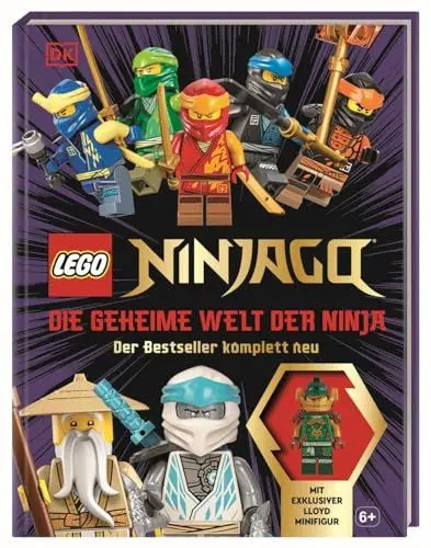 Produktbild: LEGO® NINJAGO® Die geheime Welt der Ninja: Der Bestseller komplett neu, mit exklusiver Lloyd Minifigur. Für Kinder ab 6 Jahren