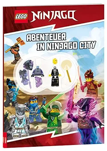 Produktbild: Lego® NINJAGO® – Abenteuer in Ninjago City: mit Zwei Lego® Minifiguren Meister Wu und Aspheera