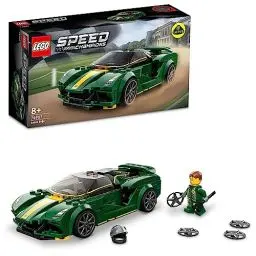 Produktbild: LEGO Speed Champions Lotus Evija, Bausatz für Modellauto, Auto-Spielzeug mit Cockpit für 2 Figuren, Rennauto als Geschenk für Jungen und Mädchen, 2022 Kollektion 76907