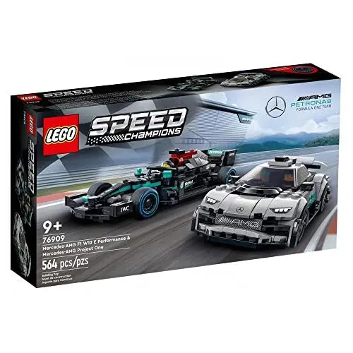 Produktbild: LEGO Speed Champions - 76909 Mercedes-AMG F1 W12 E Performance & Mercedes-AMG Project One