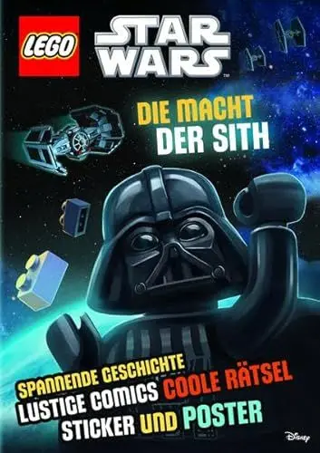 Produktbild: LEGO® Star Wars™ Die Macht der Sith: mit Sticker und Poster: Spannende Geschichte, lustige Comics, coole Rätsel, Sticker und Poster