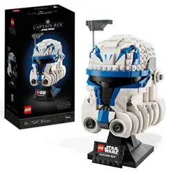 Produktbild: LEGO 75349 Star Wars Captain Rex Helm Set, The Clone Wars Modell Sammlerstück für Erwachsene, 2023 Serie, Erinnerungsstück und Geschenk-Idee