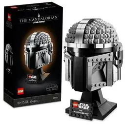 Produktbild: LEGO Star Wars Mandalorianer Helm Modell, Sammlerstück Zimmer-Deko und ein tolles Geschenk für Erwachsene, Bausatz, Männer, Frauen, Mama, Papa, Sammler-Geschenkidee 75328
