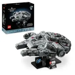 Produktbild: Lego Star Wars Millennium Falcon, 25. Jahrestag Set für Erwachsene, baubares Sternenschiff, Sammlerstück aus Eine Neue Hoffnung, Raumschiff Modellbausatz, Geschenke für Männer, Frauen 75375