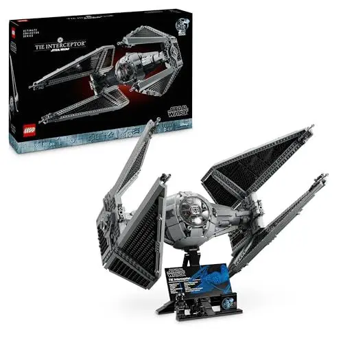 Produktbild: LEGO Star Wars TIE-Abfangjäger, kreatives Bauset aus der Ultimate Collector Series für Erwachsene, Modell eines Sternjägers Steinen, Geschenk für Fans, Sammlerstück, UCS-Set 75382