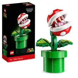 Produktbild: LEGO Super Mario 71426 Plante Piranha, Figurine Articulée avec Tube et 2 Pieces, Maquette pour Adultes, Idée Cadeau