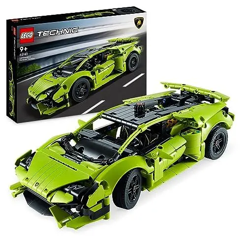 Produktbild: LEGO Technic Lamborghini Huracán Tecnica Spielzeugauto-Modellbausatz, Rennwagen-Bauset für Kinder, Jungen, Mädchen und Motorsport-Fans, Auto-Geschenk zum Sammeln 42161