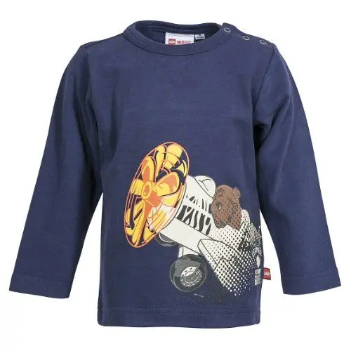 Produktbild: LEGO Wear Baby - Jungen Hemd duplo Langarmshirt Toke 708, Gr. 86, Blau (581 Dark Blue)