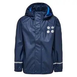 Produktbild: LEGO Wear Jungen JONATHAN 101-RAIN JACKET Regenjacke, Blau (Dark Navy 589), 128