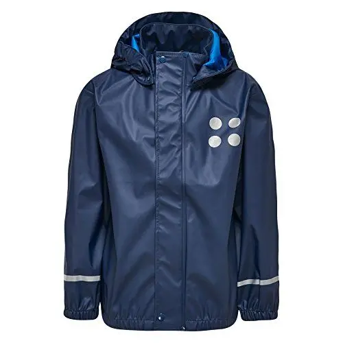 Produktbild: LEGO Wear Jungen JONATHAN 101-RAIN JACKET Regenjacke, Blau (Dark Navy 589), 128