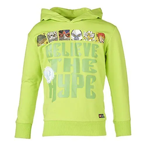 Produktbild: LEGO Wear Jungen Kapuzenpullover Chima Shane 609, Gr. 116, Grün (Lime 848)