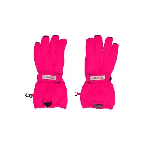 Produktbild: LEGO Wear Unisex Kinder Wear Unisex Tec Skihandschuh Fingerhandschuh Action Serie 100% Wasserdicht Atmungsaktiv Winter Handschuhe, 464, 110-116 EU