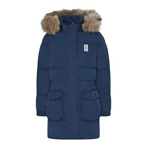Produktbild: LEGO Wear Unisex Wear Exclusive Mädchen Winterjacke mit Zertifizierter Lwjaselle 702 Daunenmantel, 590, 110 EU