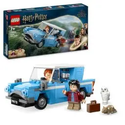 Produktbild: LEGO Harry Potter Fliegender Ford Anglia, baubares Spielzeug-Auto für Kinder, Geschenk für Jungs, Mädchen und alle Fans ab 7 Jahren, Set mit 2 Mini-Figuren inkl. Ron Weasley für Rollenspiele 76424
