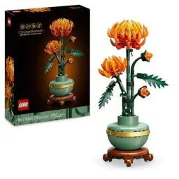 Produktbild: Lego Icons Chrysantheme, kreatives Bauset für Erwachsene, Pflegeleichte Spielzeug-Pflanze zum Verschenken, Blumendeko aus der Botanik Kollektion, entspannende Aktivität 10368